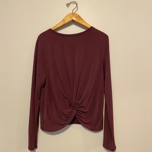 Joy Lab twist front, long sleeve